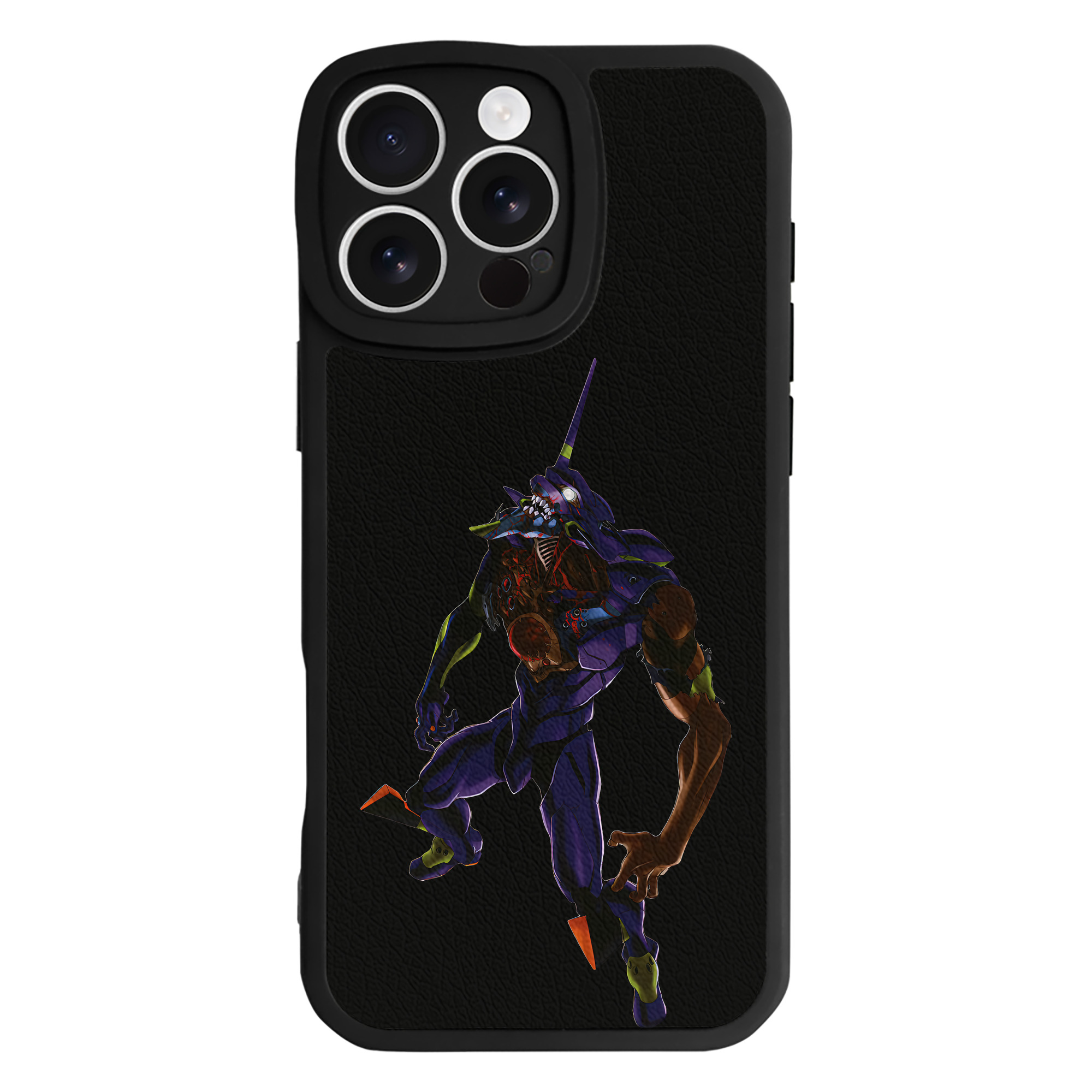 （画像用） EVA 新世紀エヴァンゲリオン 【iPhone 16シリーズ対応】シリコンスマホケース（レザー調） 材質：シリコン
